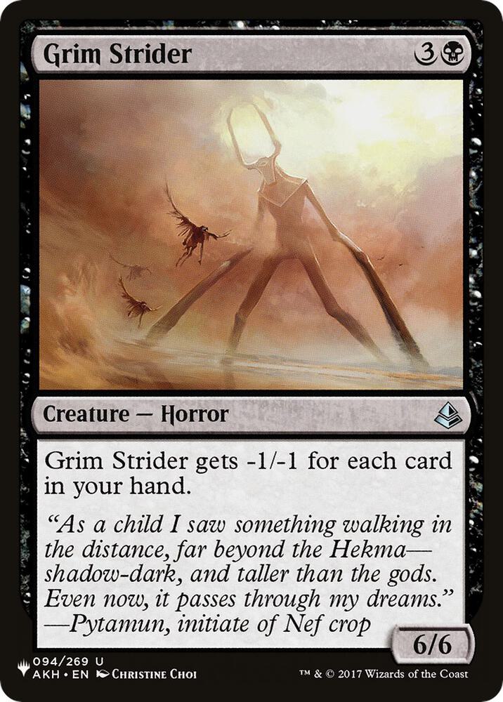 Grim Strider [The List Reprints] 094/269