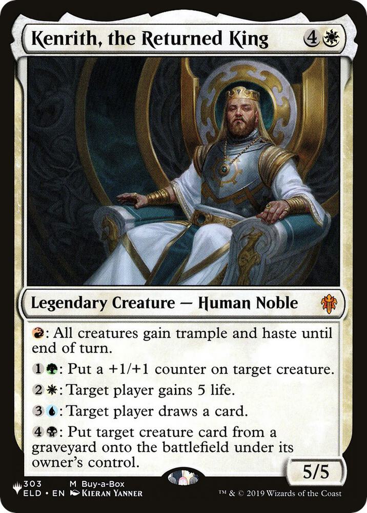 Kenrith, the Returned King [The List Reprints] 303/269