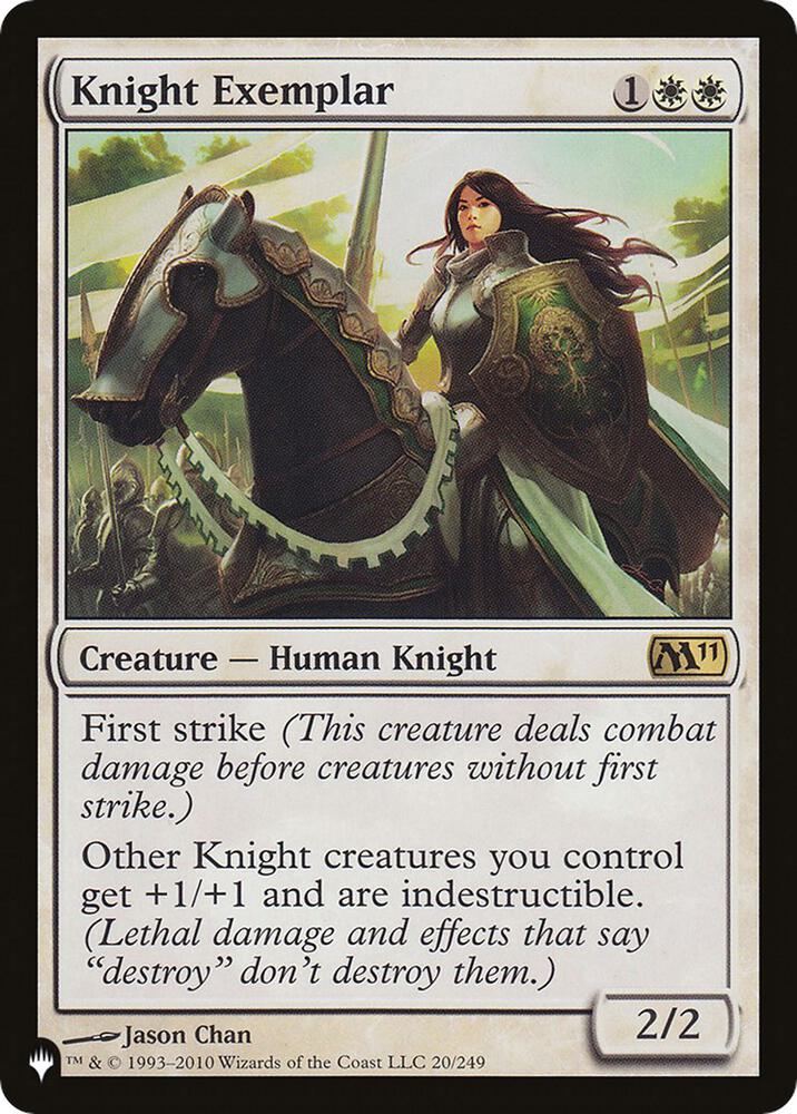 Knight Exemplar (M11) [The List Reprints] 20/249