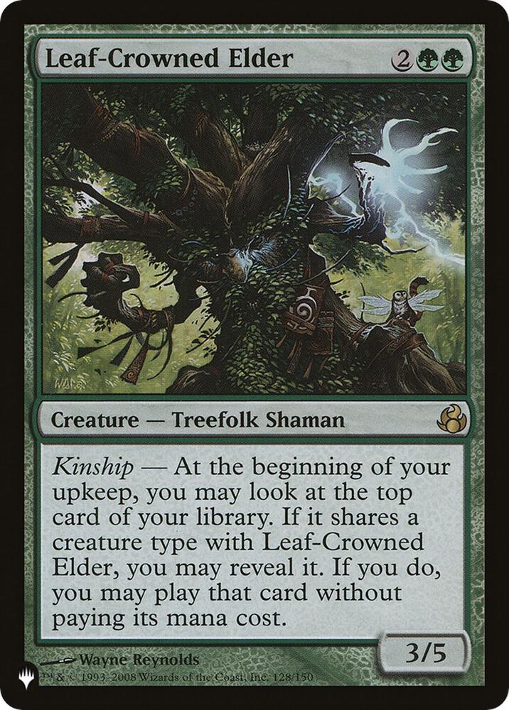 Leaf-Crowned Elder [The List Reprints] 128/150