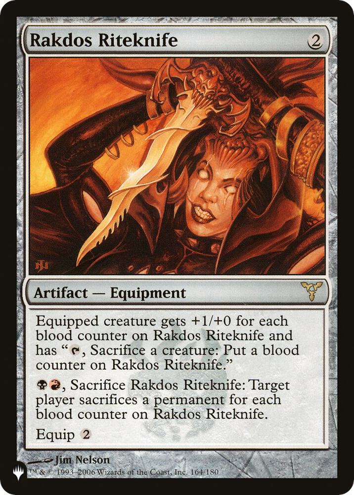 Rakdos Riteknife [The List Reprints] 164/180