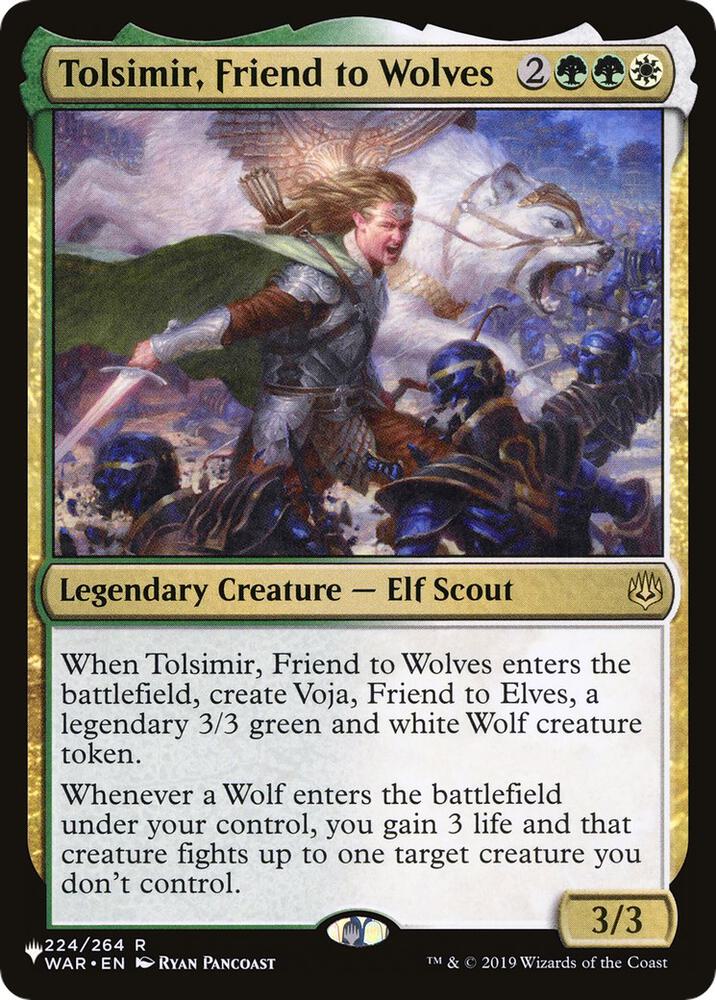 Tolsimir, Friend to Wolves [The List Reprints] 224/264