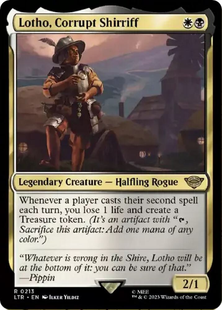Lotho, Corrupt Shirriff [Universes Beyond: The Lord of the Rings: Tales of Middle-earth] 213
