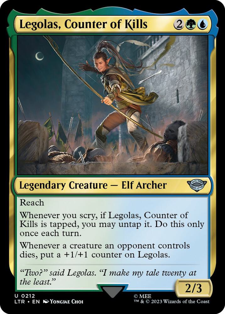 Legolas, Counter of Kills [Universes Beyond: The Lord of the Rings: Tales of Middle-earth] 212