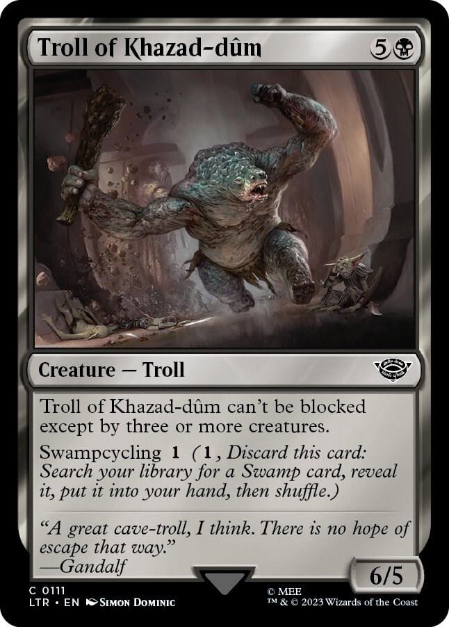 Troll of Khazad-dum [Universes Beyond: The Lord of the Rings: Tales of Middle-earth] 111