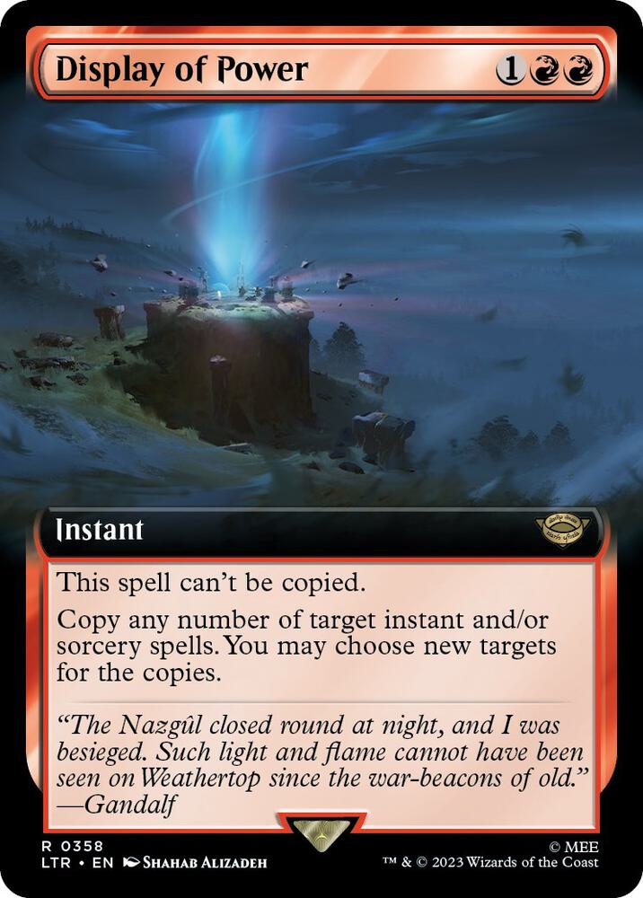 Display of Power (Extended Art) [Universes Beyond: The Lord of the Rings: Tales of Middle-earth] 358