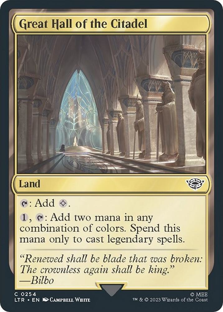 Great Hall of the Citadel [Universes Beyond: The Lord of the Rings: Tales of Middle-earth] 254