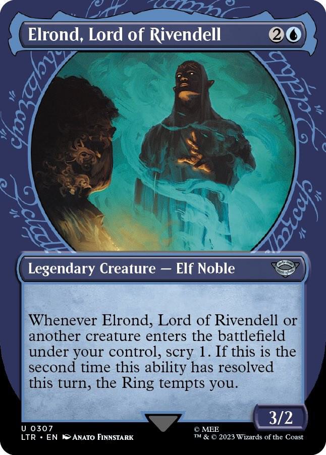 Elrond, Lord of Rivendell (Showcase) [Universes Beyond: The Lord of the Rings: Tales of Middle-earth] 307