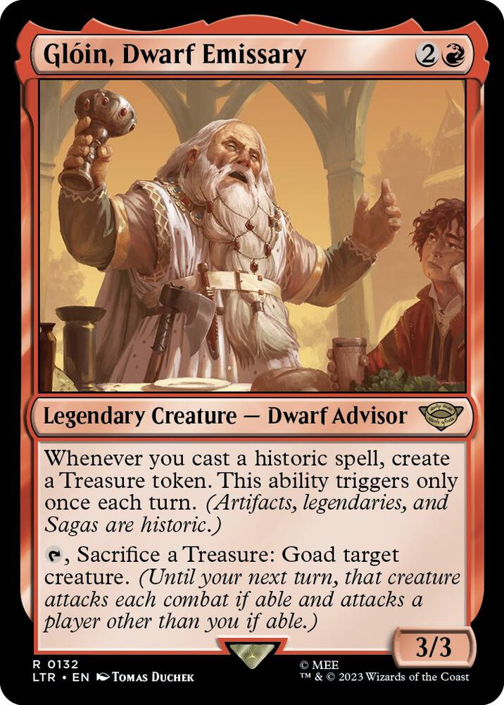 Gloin, Dwarf Emissary [Universes Beyond: The Lord of the Rings: Tales of Middle-earth] 132