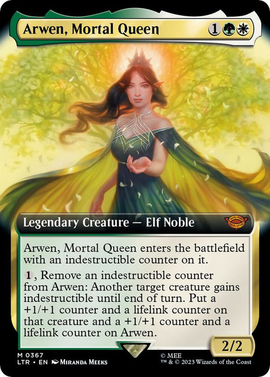 Arwen, Mortal Queen (Extended Art) [Universes Beyond: The Lord of the Rings: Tales of Middle-earth] 367