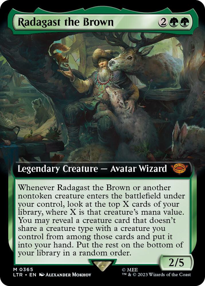 Radagast the Brown (Extended Art) [Universes Beyond: The Lord of the Rings: Tales of Middle-earth] 365