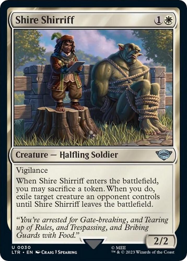 Shire Shirriff [Universes Beyond: The Lord of the Rings: Tales of Middle-earth] 30