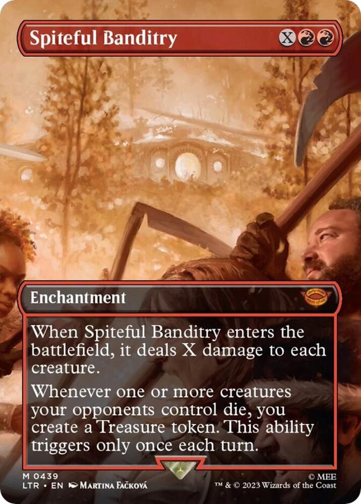 Spiteful Banditry (Borderless) [Universes Beyond: The Lord of the Rings: Tales of Middle-earth] 439