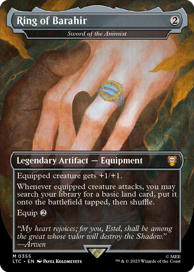 Ring of Barahir - Sword of the Animist [Commander: The Lord of the Rings: Tales of Middle-earth] 355