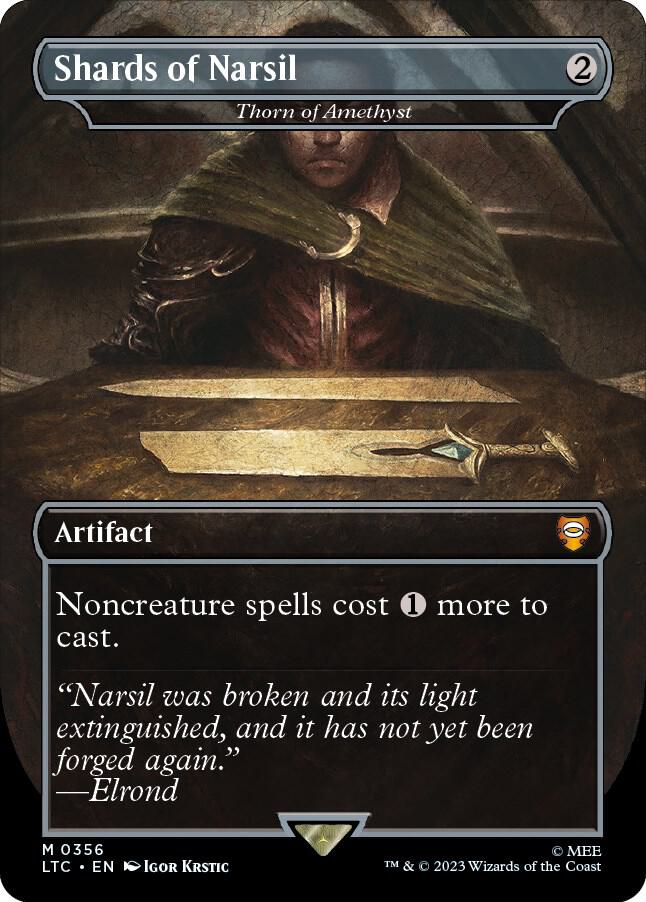 Shards of Narsil - Thorn of Amethyst [Commander: The Lord of the Rings: Tales of Middle-earth] 356