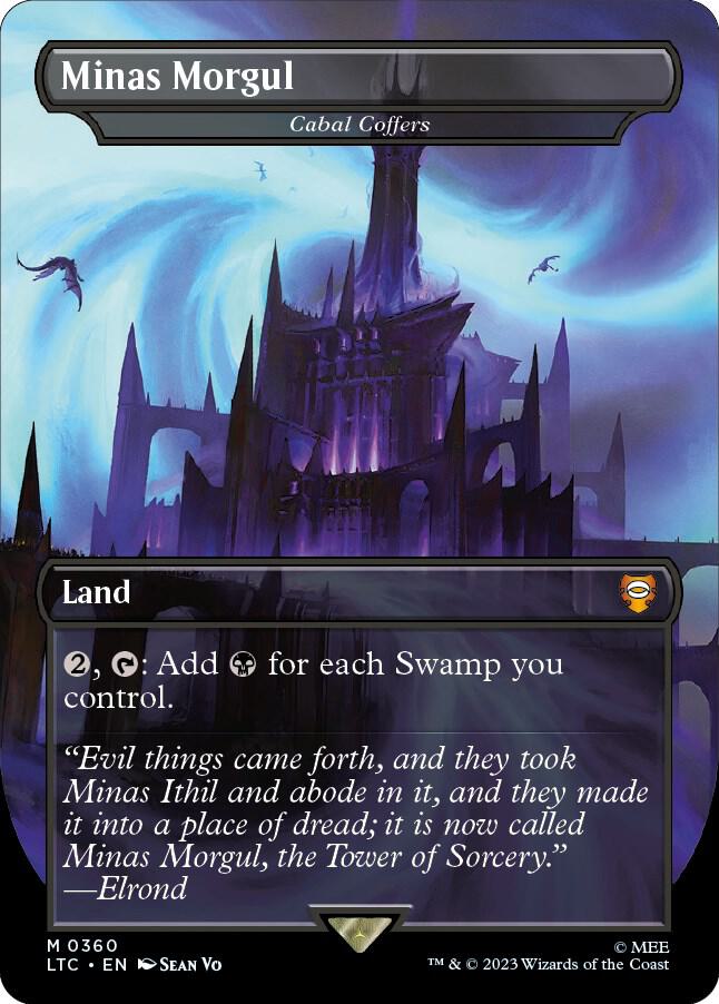 Minas Morgul - Cabal Coffers (Borderless) [Commander: The Lord of the Rings: Tales of Middle-earth] 360