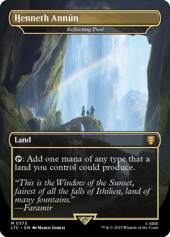Henneth Annun - Reflecting Pool (Borderless) [Commander: The Lord of the Rings: Tales of Middle-earth] 373