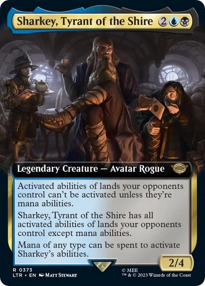 Sharkey, Tyrant of the Shire (Extended Art) [Universes Beyond: The Lord of the Rings: Tales of Middle-earth] 373
