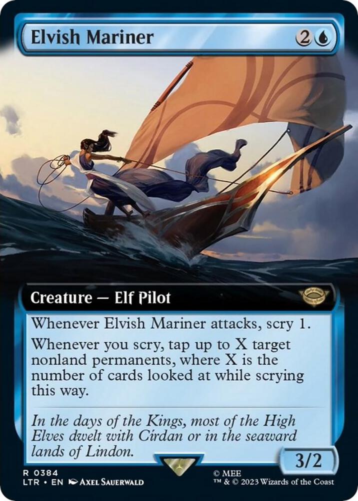 Elvish Mariner (Extended Art) [Universes Beyond: The Lord of the Rings: Tales of Middle-earth] 384