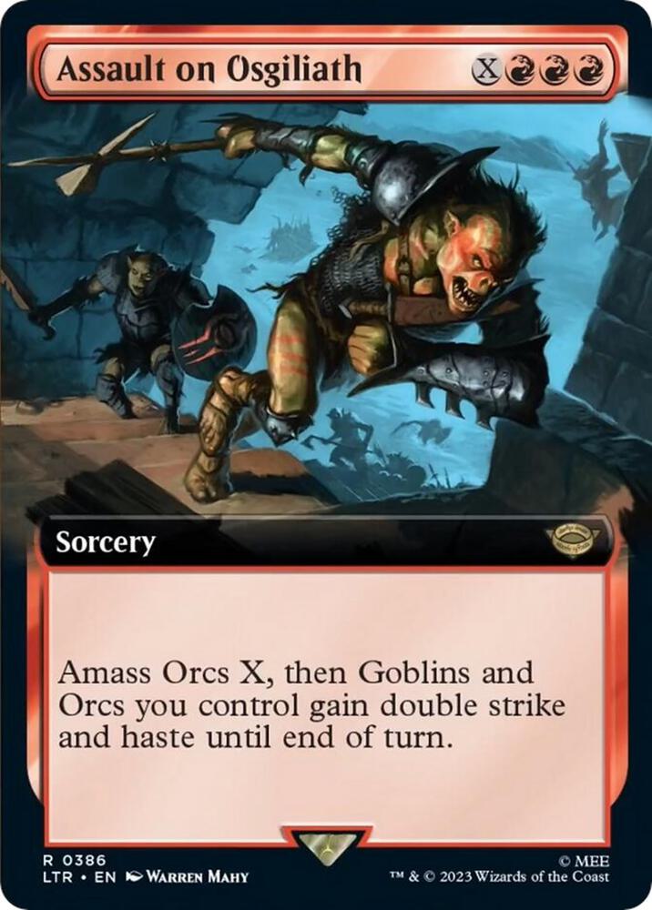 Assault on Osgiliath (Extended Art) [Universes Beyond: The Lord of the Rings: Tales of Middle-earth] 386