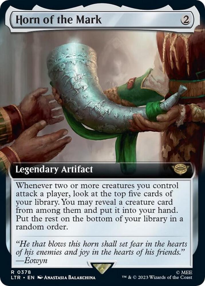 Horn of the Mark (Extended Art) [Universes Beyond: The Lord of the Rings: Tales of Middle-earth] 378