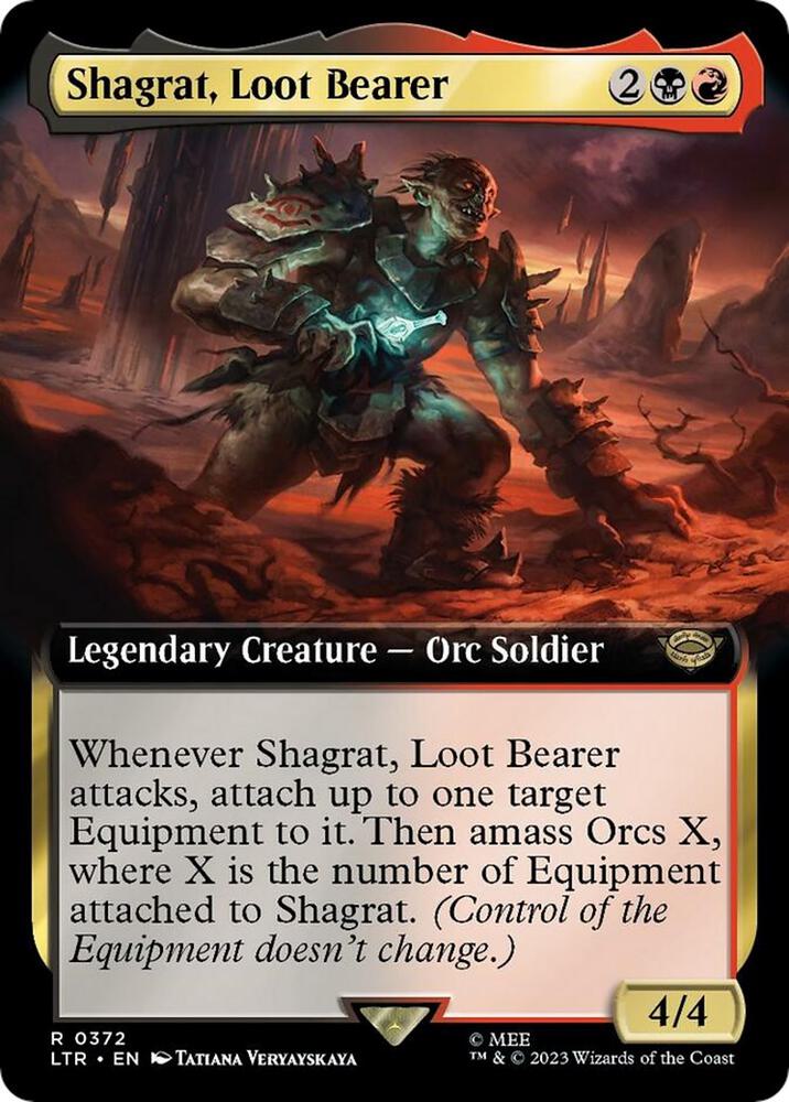 Shagrat, Loot Bearer (Extended Art) [Universes Beyond: The Lord of the Rings: Tales of Middle-earth] 372
