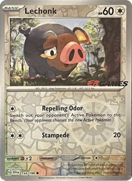 Lechonk - 154/198 (EB Games Promo) [Miscellaneous Cards & Products] 154/198
