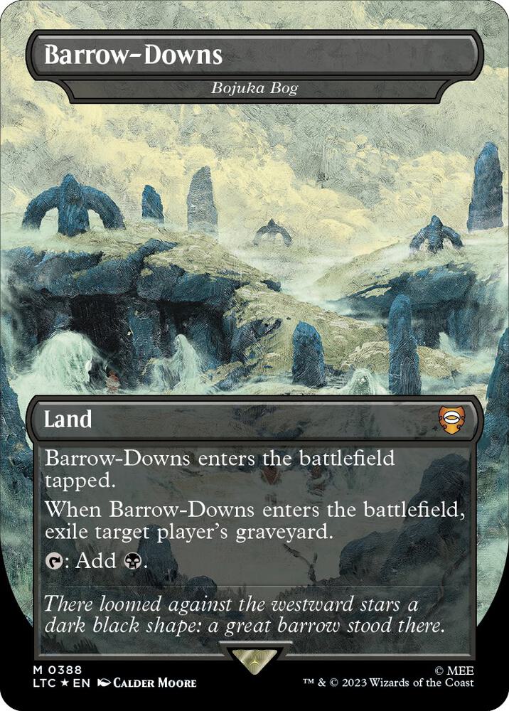 Barrow-Downs - Bojuka Bog (Surge Foil) [Commander: The Lord of the Rings: Tales of Middle-earth] 388