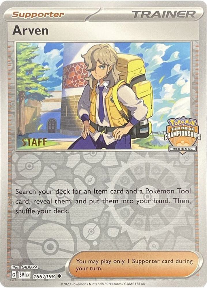 Arven - 166/198 (Regional Championships) [Staff] [League & Championship Cards] 166/198