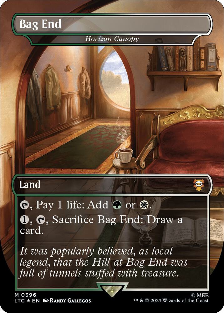 Bag End - Horizon Canopy (Borderless) (Surge Foil) [Commander: The Lord of the Rings: Tales of Middle-earth] 396
