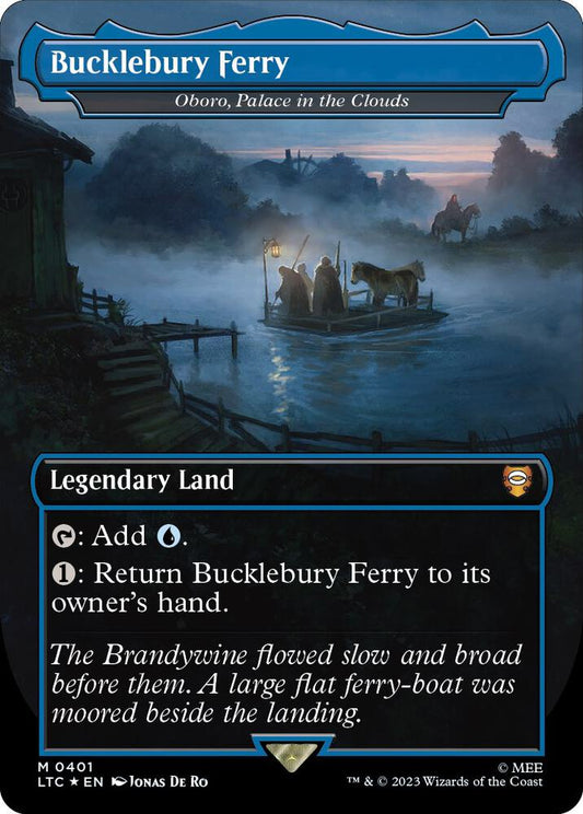Bucklebury Ferry - Oboro, Palace in the Clouds (Surge Foil) [Commander: The Lord of the Rings: Tales of Middle-earth] 401