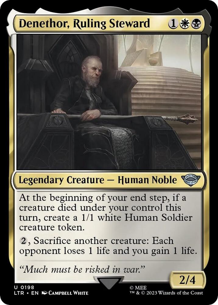 Denethor, Ruling Steward [Universes Beyond: The Lord of the Rings: Tales of Middle-earth] 198
