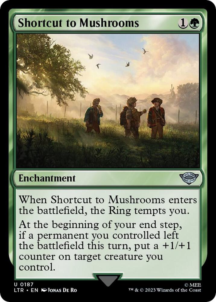 Shortcut to Mushrooms [Universes Beyond: The Lord of the Rings: Tales of Middle-earth] 187