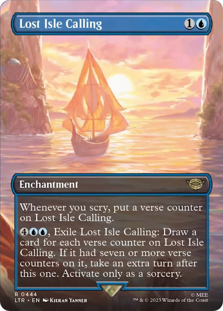 Lost Isle Calling (Borderless) [Universes Beyond: The Lord of the Rings: Tales of Middle-earth] 444