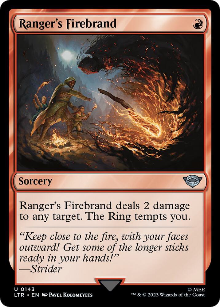 Ranger's Firebrand [Universes Beyond: The Lord of the Rings: Tales of Middle-earth] 143