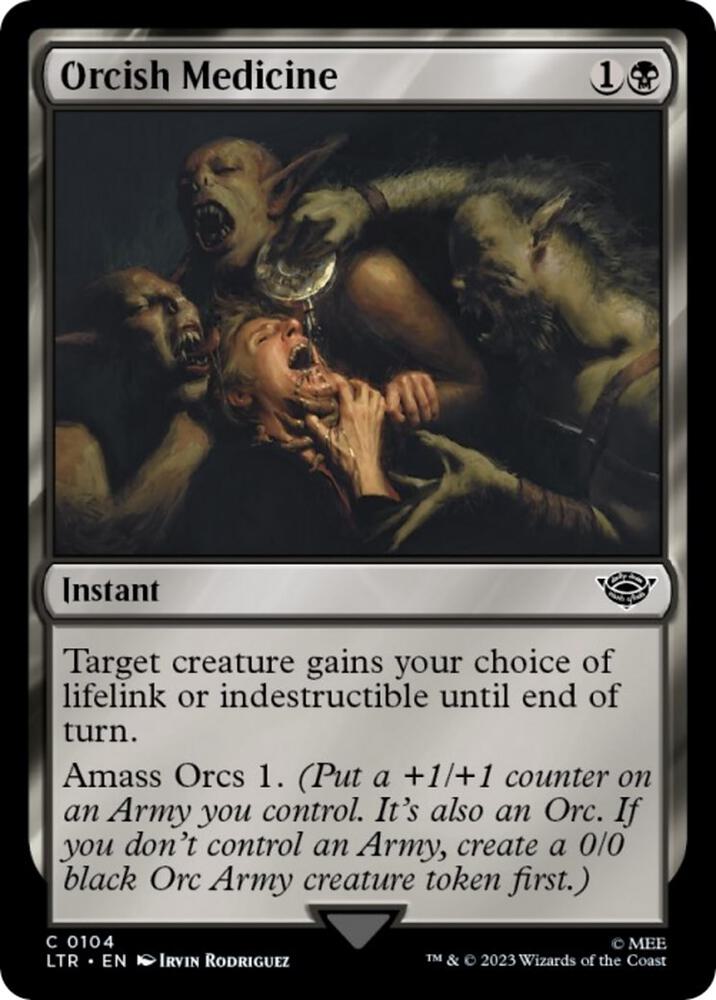 Orcish Medicine [Universes Beyond: The Lord of the Rings: Tales of Middle-earth] 104