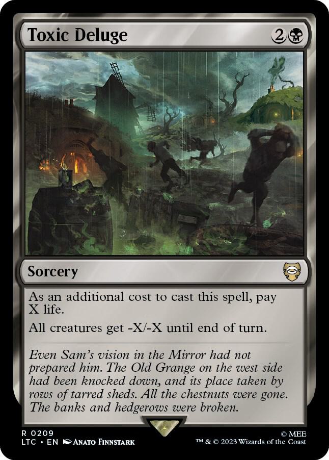 Toxic Deluge [Commander: The Lord of the Rings: Tales of Middle-earth] 209