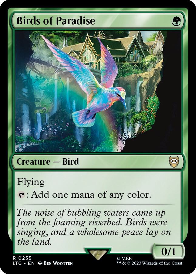 Birds of Paradise [Commander: The Lord of the Rings: Tales of Middle-earth] 235