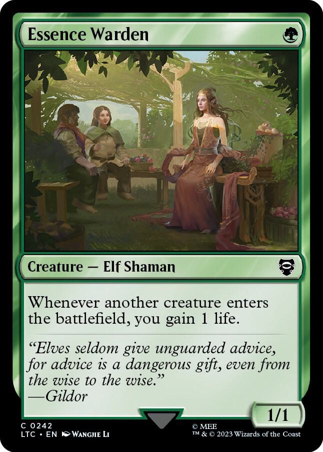 Essence Warden [Commander: The Lord of the Rings: Tales of Middle-earth] 242