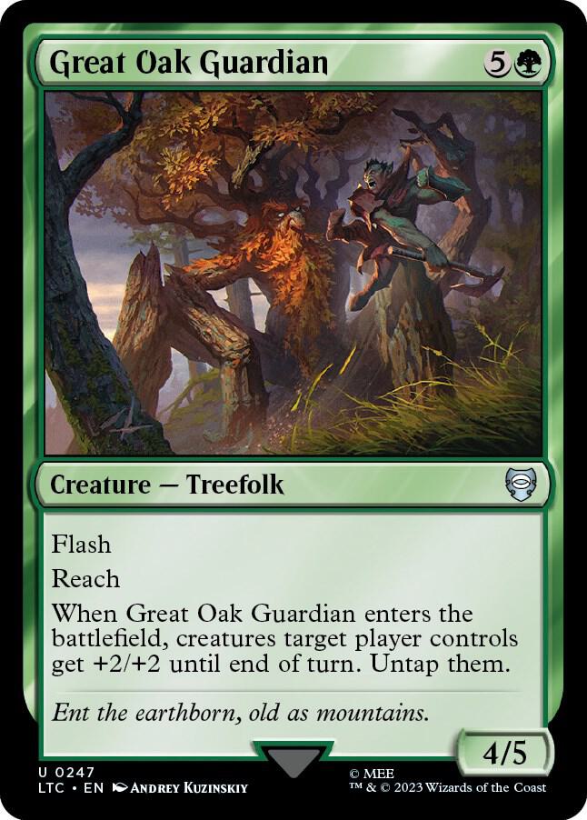 Great Oak Guardian [Commander: The Lord of the Rings: Tales of Middle-earth] 247