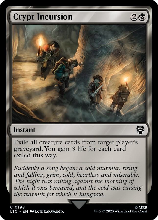 Crypt Incursion [Commander: The Lord of the Rings: Tales of Middle-earth] 198