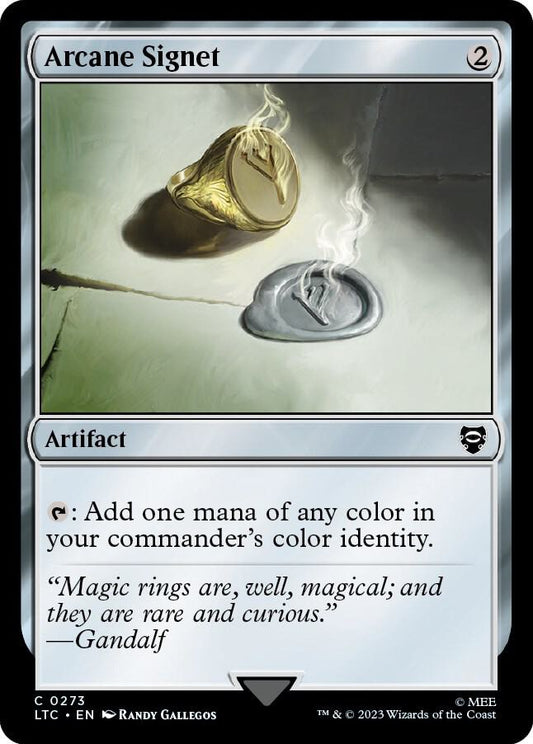 Arcane Signet [Commander: The Lord of the Rings: Tales of Middle-earth] 273