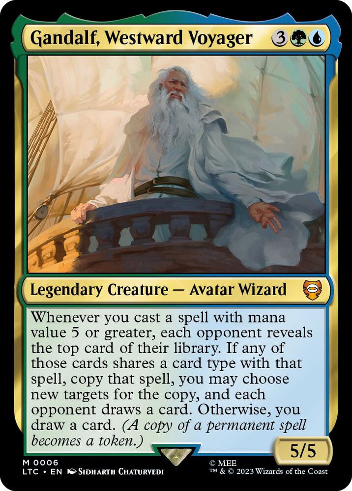 Gandalf, Westward Voyager [Commander: The Lord of the Rings: Tales of Middle-earth] 6