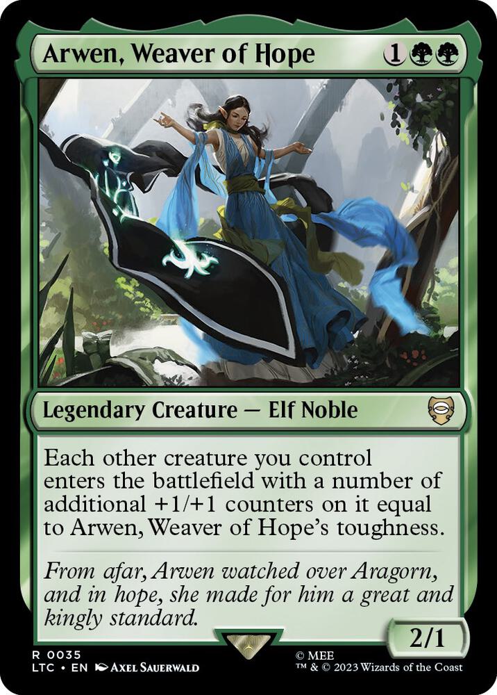 Arwen, Weaver of Hope [Commander: The Lord of the Rings: Tales of Middle-earth] 35