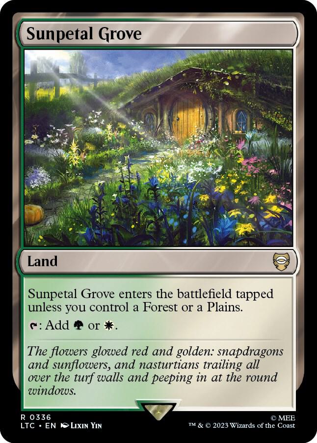 Sunpetal Grove [Commander: The Lord of the Rings: Tales of Middle-earth] 336