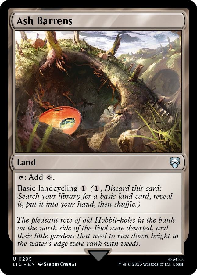 Ash Barrens [Commander: The Lord of the Rings: Tales of Middle-earth] 295