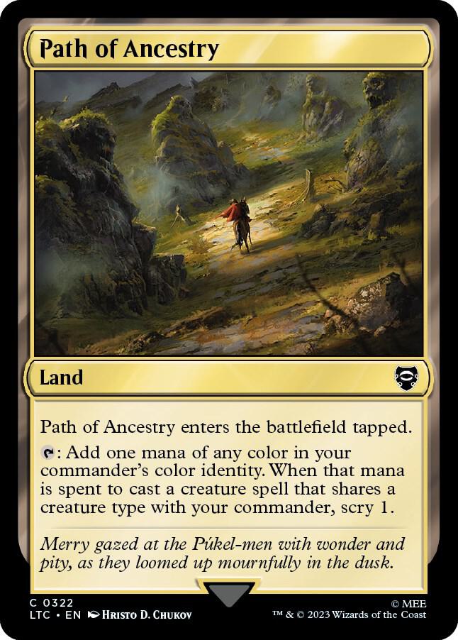 Path of Ancestry [Commander: The Lord of the Rings: Tales of Middle-earth] 322