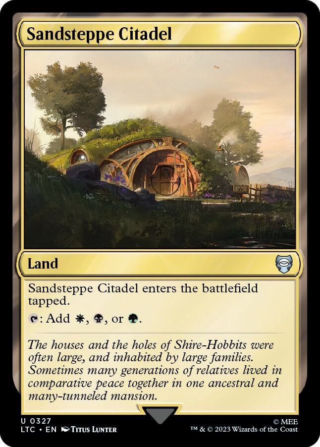 Sandsteppe Citadel [Commander: The Lord of the Rings: Tales of Middle-earth] 327