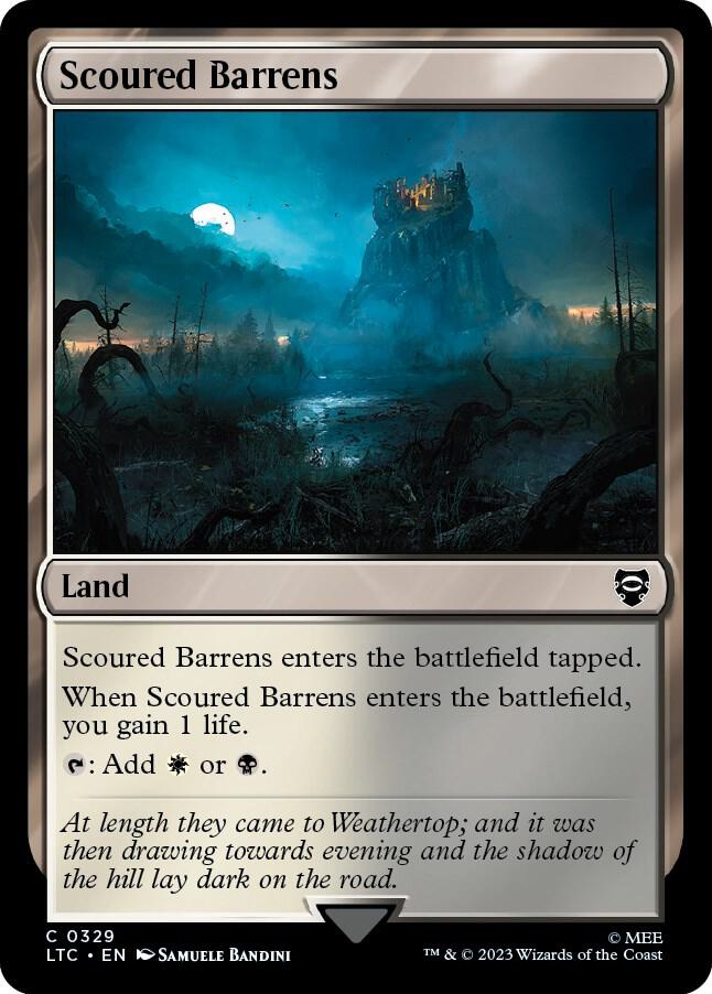 Scoured Barrens [Commander: The Lord of the Rings: Tales of Middle-earth] 329
