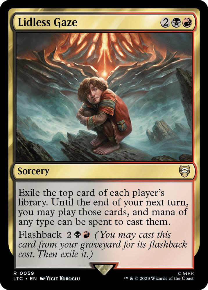 Lidless Gaze [Commander: The Lord of the Rings: Tales of Middle-earth] 59